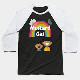 Mustard Gas Cute Kids Baseball T-Shirt